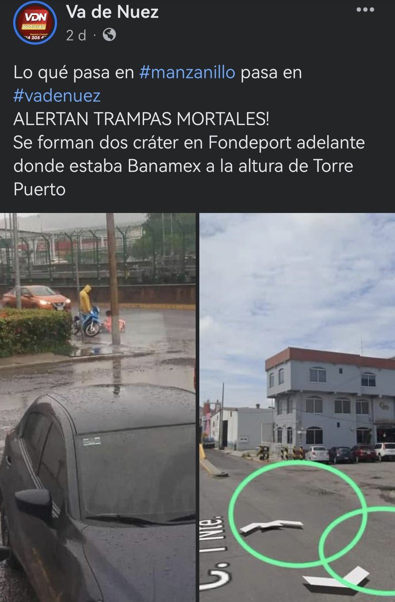 YuriiSotelo's tweet photo. Se han sufrido accidentes gracias a la falta de gestión y mantenimiento (C. 1 Nte de las principales para transitar a puerto) https://t.co/05JOxVEAtw