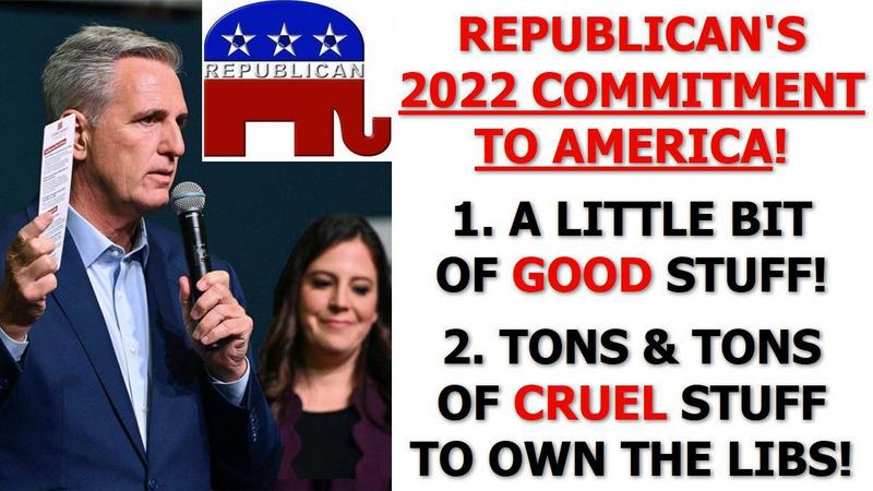 JungmanLaura's tweet photo. #VoteBlue2022
#VoteForCompetence
When Fox (NOT) News asked Elise Stefanik why House GOP's new pamphlet-size "Commitment to America" was full of nothing but slogans with no actual plans to achieve those slogans, she said "Not true. We want a strong economy." Um... HOW Elise?🙄 https://t.co/yy93lNAbFD