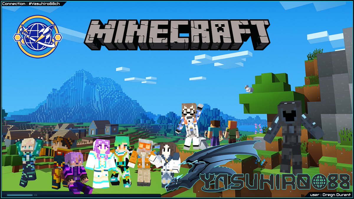 yasuhiro88ch's tweet photo. ๐ Yasuhiro88ch ๐จ Launch Alert
---
Dregn plays #Minecraft for the first time with fellow members of the #ProjectHiVECORE initiative!
---
Starting Now! https://t.co/VxW6h5EFoW https://t.co/Wk8FNCPPP0