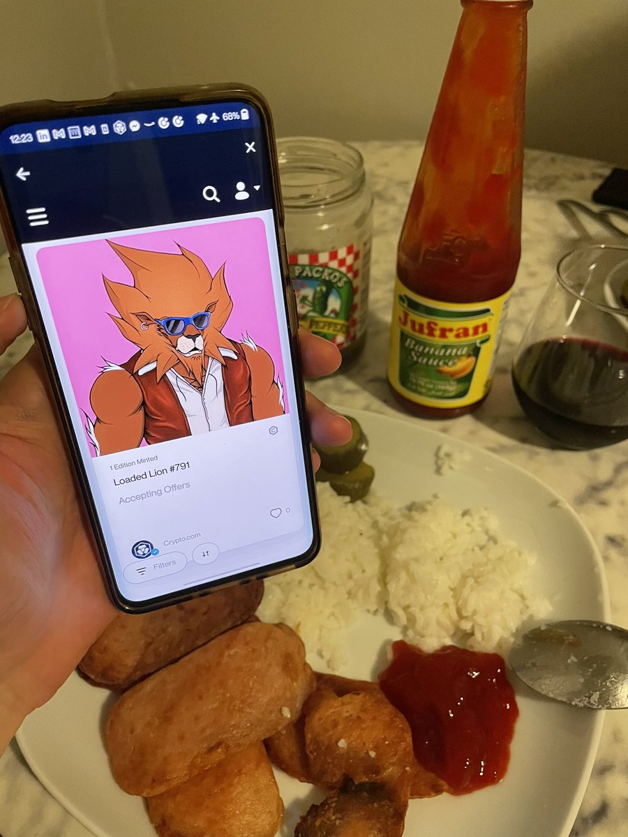 _Pittman_'s tweet photo. Today’s winner is fried Spam with rice, banana ketchup and pickles. Dig up Lions! #LoadedLions #CyberCubs #LoadedLionsTakeOver https://t.co/zPjgeVEZwC