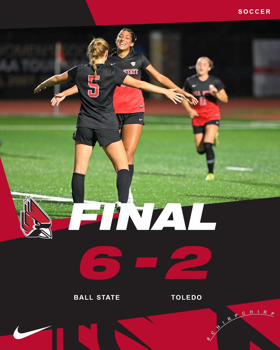 Ball State Soccer (@ballstatesoccer) on Twitter photo WE FLY HIGH, NO LIE, YOU KNOW THIS, BALLIN'!!!
<a href="/avery_fenchel/">Avery Fenchel</a> with the brace, while <a href="/delaneyc_12/">Delaney Caldwell</a>, <a href="/lexifraley1/">Lexi Fraley</a>, <a href="/emilyroper04/">Emily Roper</a>, and @mariaabroering each add one goal!!!
#ChirpChirp x #WeFly WE FLY HIGH, NO LIE, YOU KNOW THIS, BALLIN'!!!
<a href="/avery_fenchel/">Avery Fenchel</a> with the brace, while <a href="/delaneyc_12/">Delaney Caldwell</a>, <a href="/lexifraley1/">Lexi Fraley</a>, <a href="/emilyroper04/">Emily Roper</a>, and @mariaabroering each add one goal!!!
#ChirpChirp x #WeFly