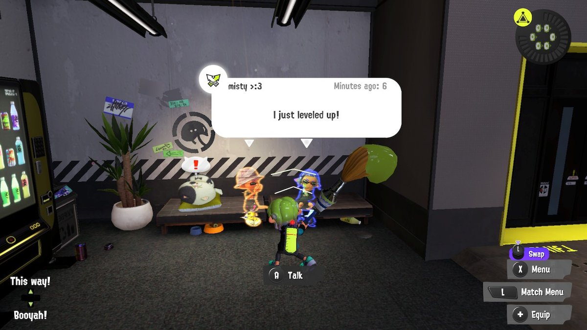 SintendoSwitch's tweet photo. they talking shit about me when im right here smh #Splatoon3 #NintendoSwitch https://t.co/ujvLhkgNTR