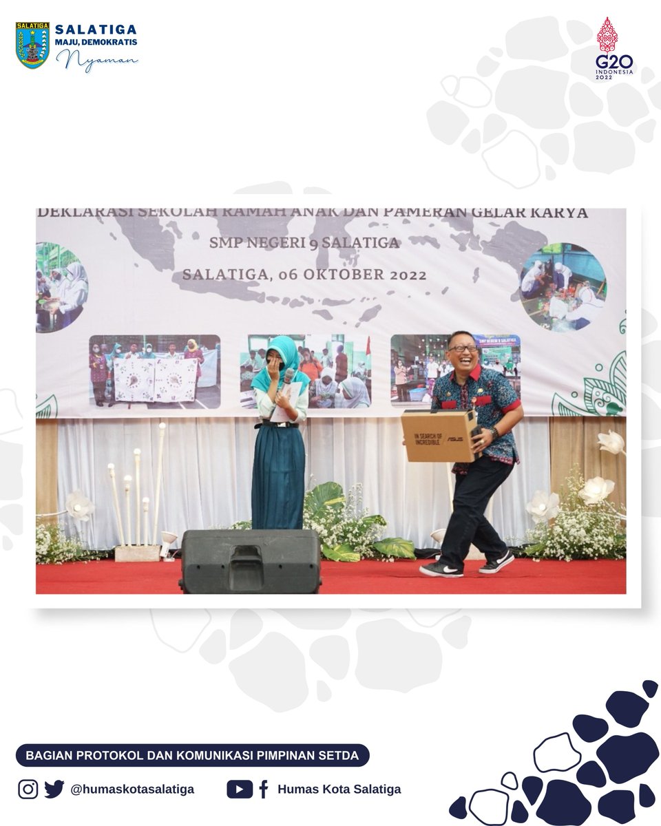HumasSalatiga's tweet photo. @jokowi @ganjarpranowo @taj_yasinmz @Sinoeng69 #smp9 #salatiga #pjsalatiga #deklarasiramahanak #ramahanak https://t.co/Ym1vqdV5aY