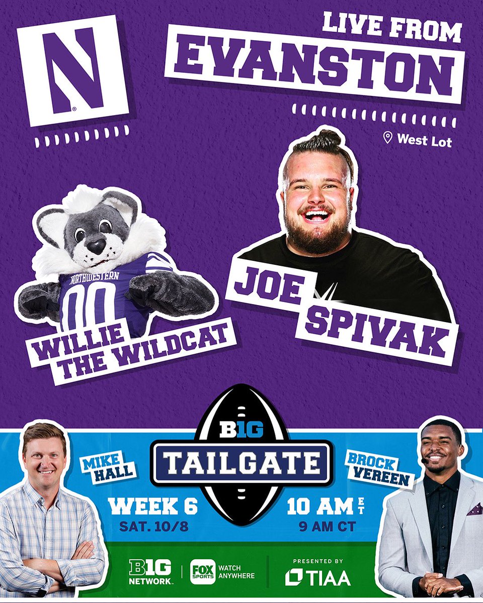 🧃🧃🧃🧃🧃🧃🧃🧃🧃🧃🧃🧃🧃
Big Ten Tailgate!!! I’m coming for you!!! <a href="/BigTenNetwork/">Big Ten Network</a> <a href="/NUFBFamily/">Northwestern Football</a> 

Cannot wait to bring the JUICE with <a href="/MikeHallHere/">Mike Hall</a> and <a href="/brockvereen/">Brock Vereen</a> this weekend from Ryan Field’s West Lot!!

LETS GO CATS!
🧃🧃🧃🧃🧃🧃🧃🧃🧃🧃🧃🧃🧃