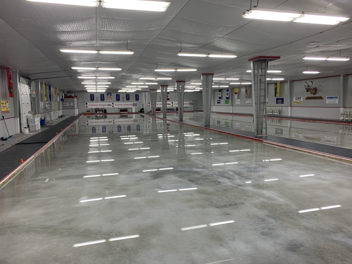 Labradorproud's tweet photo. Caribou Curling Club ice making comming along #makingice https://t.co/dUJmGghjQv