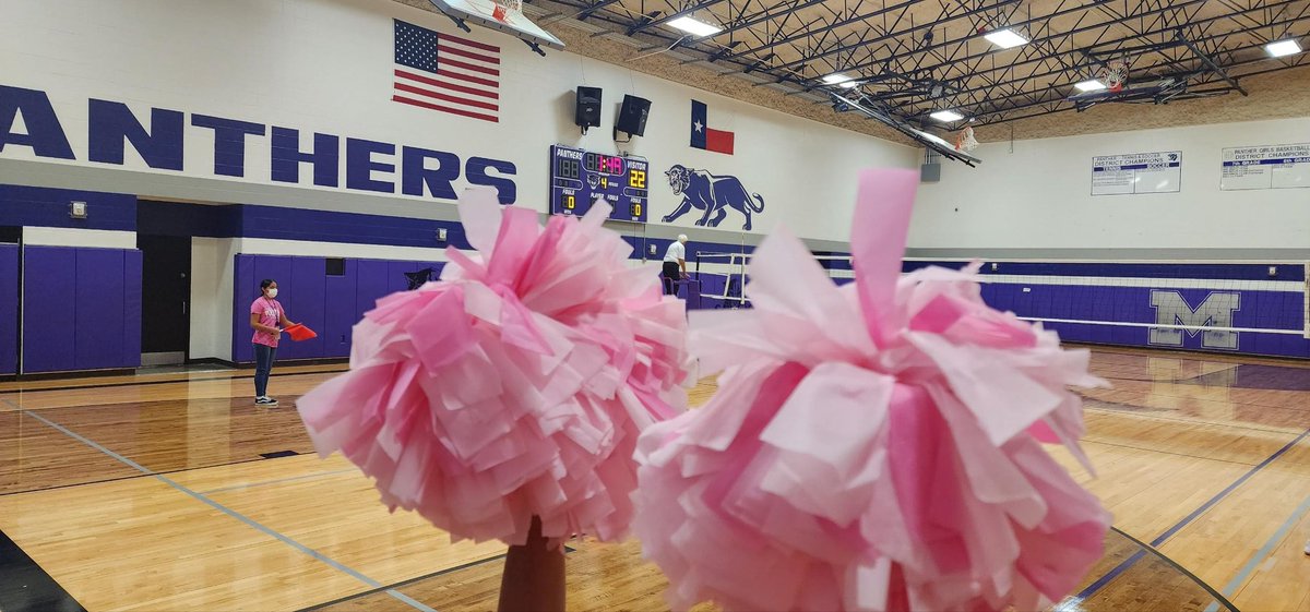 We've got spirit!!! Pink out...proud of our <a href="/MDJH_Panthers/">McDonald Junior High School</a> 8th grade Lady Panthers 🏐 and the MDJH Pep Squad for bringing the spirit!!!