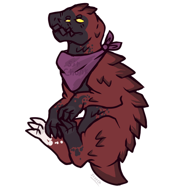 PapermintMilk's tweet image. Art trade I did with @Sushi_cakke of their chonky boi Sirloin &amp;lt;3 #destiny2Art #Destiny2 #DestinyTheGame