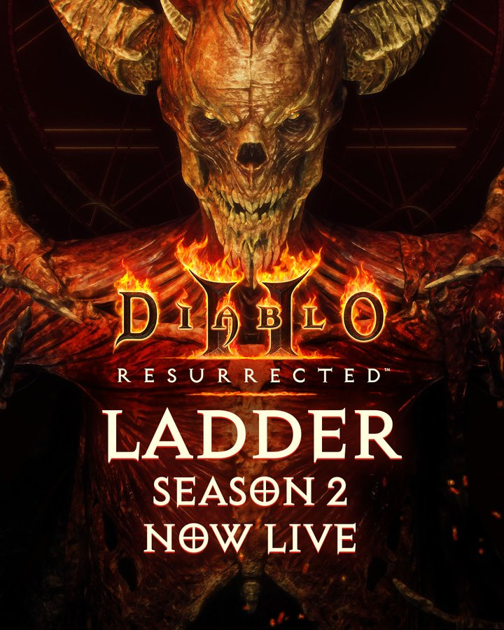 EtilkaV's tweet photo. Diablo II: Resurrected Ladder Season 2 begins now, bringing all-new Sundering Charms and Terror Zones.
buy ladder items at https://t.co/77dV0hHLWW
#Diablo #Diablo2Resurrected #D2rladder #D2rladderitems https://t.co/p9ti1EC4H7