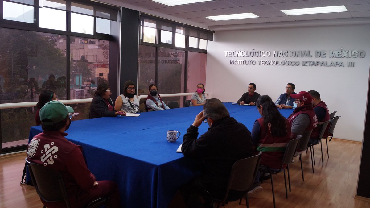 ITIztapalapa3's tweet photo. #Actividades | El día de recibimos la visita de personal docente y promotores educativos del Programa,  Puntos de Innovación, Libertad, Arte, Educación y Saberes  (#PILARES) “Tierra y Libertad”,  San Miguel Teotongo comenzando con colaboraciones e intercambio educativo. https://t.co/fpvic4gGNt