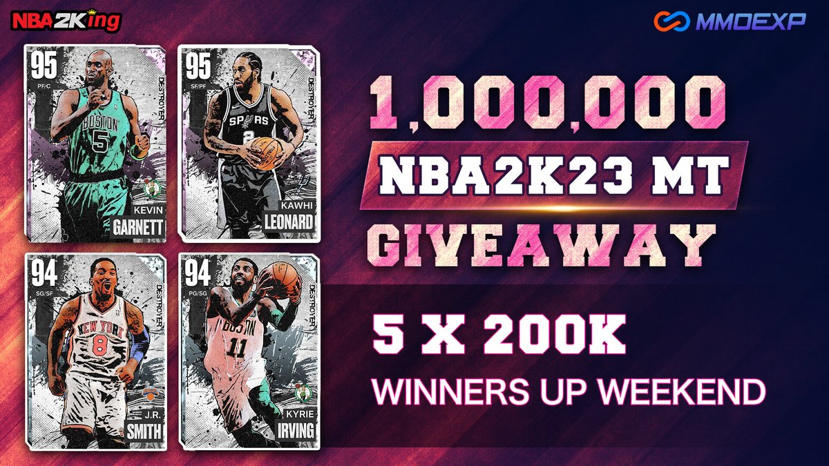 MmoexpService's tweet photo. 🚨1,000,000 MT Giveaway🚨 #NBA2K23 

To enter:
🔹Follow @MmoexpService &amp; @NBA2KingService 
🔹Retweet &amp; Tag 2 friends
🔹Comment Reliable MT Seller

🏆5x 200K winners up weekend
✅Cheap 2K MT service go to👉https://t.co/vQaDgBEZM1 | https://t.co/BFiWciGMEp https://t.co/uEeuQLLD8B