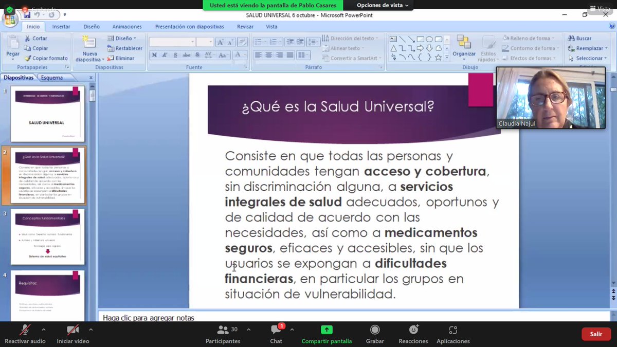 ClauNaj's tweet photo. Junto a @RectoradoUCR debatimos sobre la situación actual de la salud en el pais, los paradigmas y los ejes de trabajo necesarios para lograr una sistema equitativo y universal. Gracias por la invitación! https://t.co/167HX1ZXnL