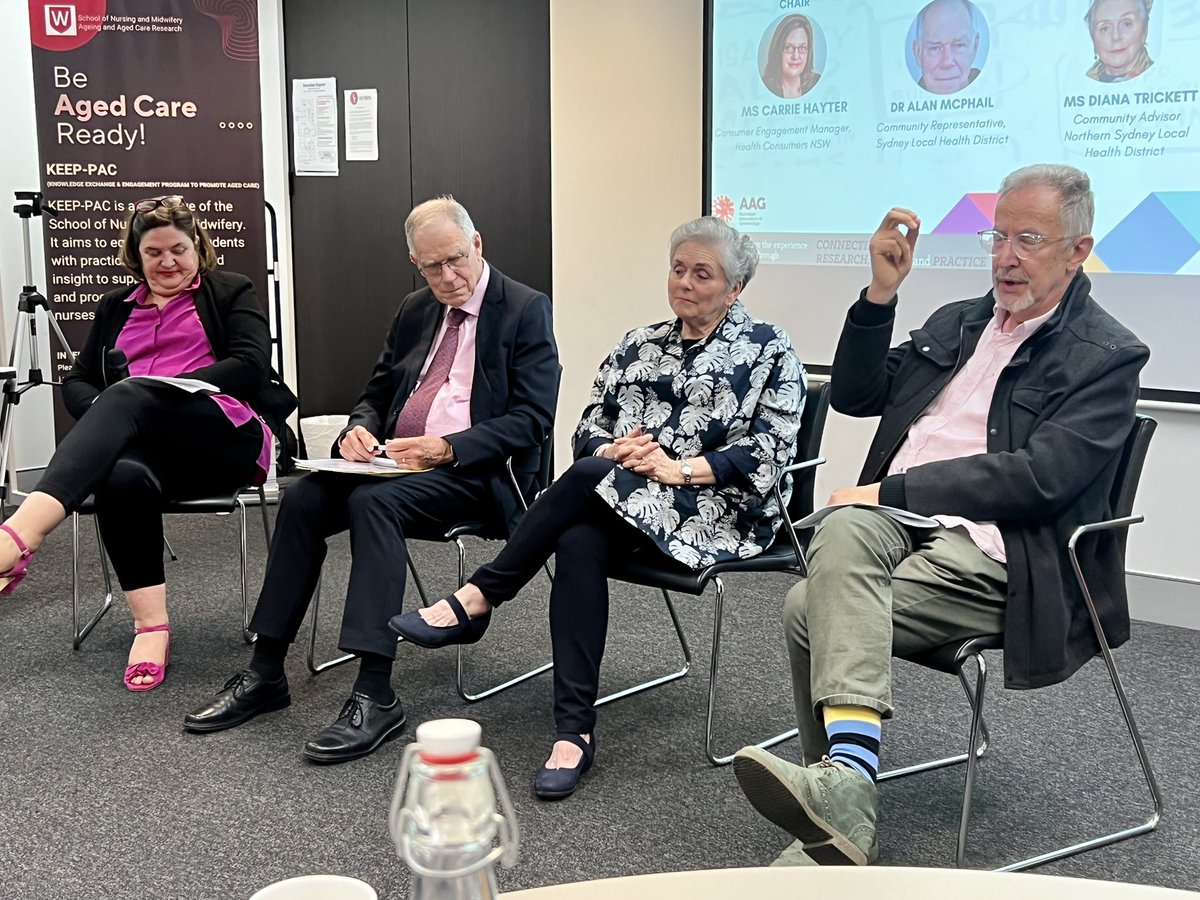 Where are we going to get the ‘consumers’ for effective #codesign ? Big question for the consumer panel at <a href="/gerontologyau/">AAG</a> NSW event? We need you!!!  #volunteers #olderpeople <a href="/HCNSW/">Health Consumers NSW</a> <a href="/Seniors_Rights/">Seniors Rights Service</a> <a href="/CraigGear/">Craig Gear</a> <a href="/JedMontayre/">A/Prof Jed Montayre</a> @BraggePeter