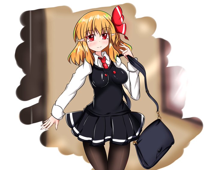 #毎月7日はルーミアの日 
#毎月七日はルーミアの日
朝ルーミア 