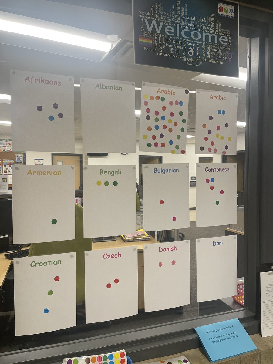 Ruby1Sidhu's tweet photo. @ddwhdsb “What Language do you speak at home other than English?” DDW First annual Open House! https://t.co/30miKKdp83