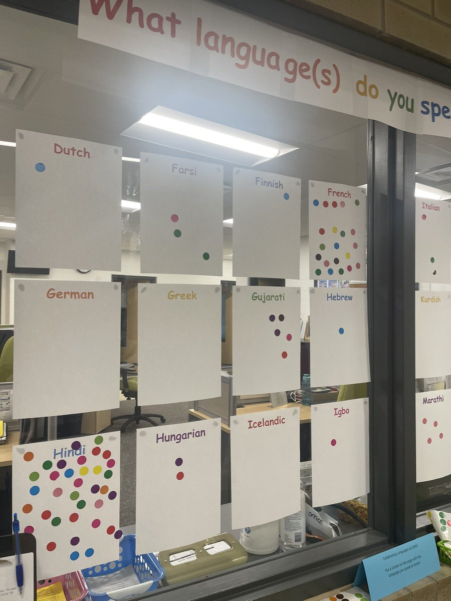 Ruby1Sidhu's tweet photo. @ddwhdsb “What Language do you speak at home other than English?” DDW First annual Open House! https://t.co/30miKKdp83