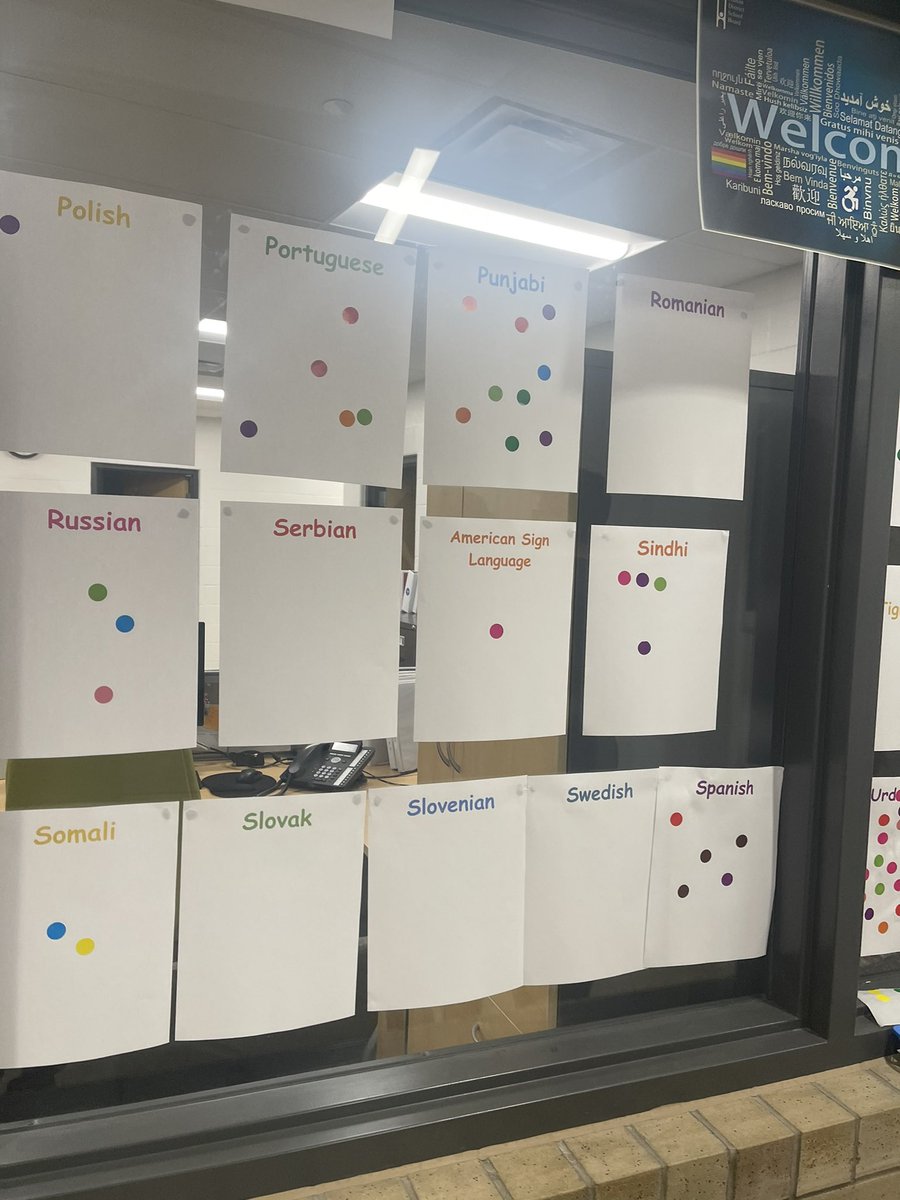 Ruby1Sidhu's tweet photo. @ddwhdsb “What Language do you speak at home other than English?” DDW First annual Open House! https://t.co/30miKKdp83