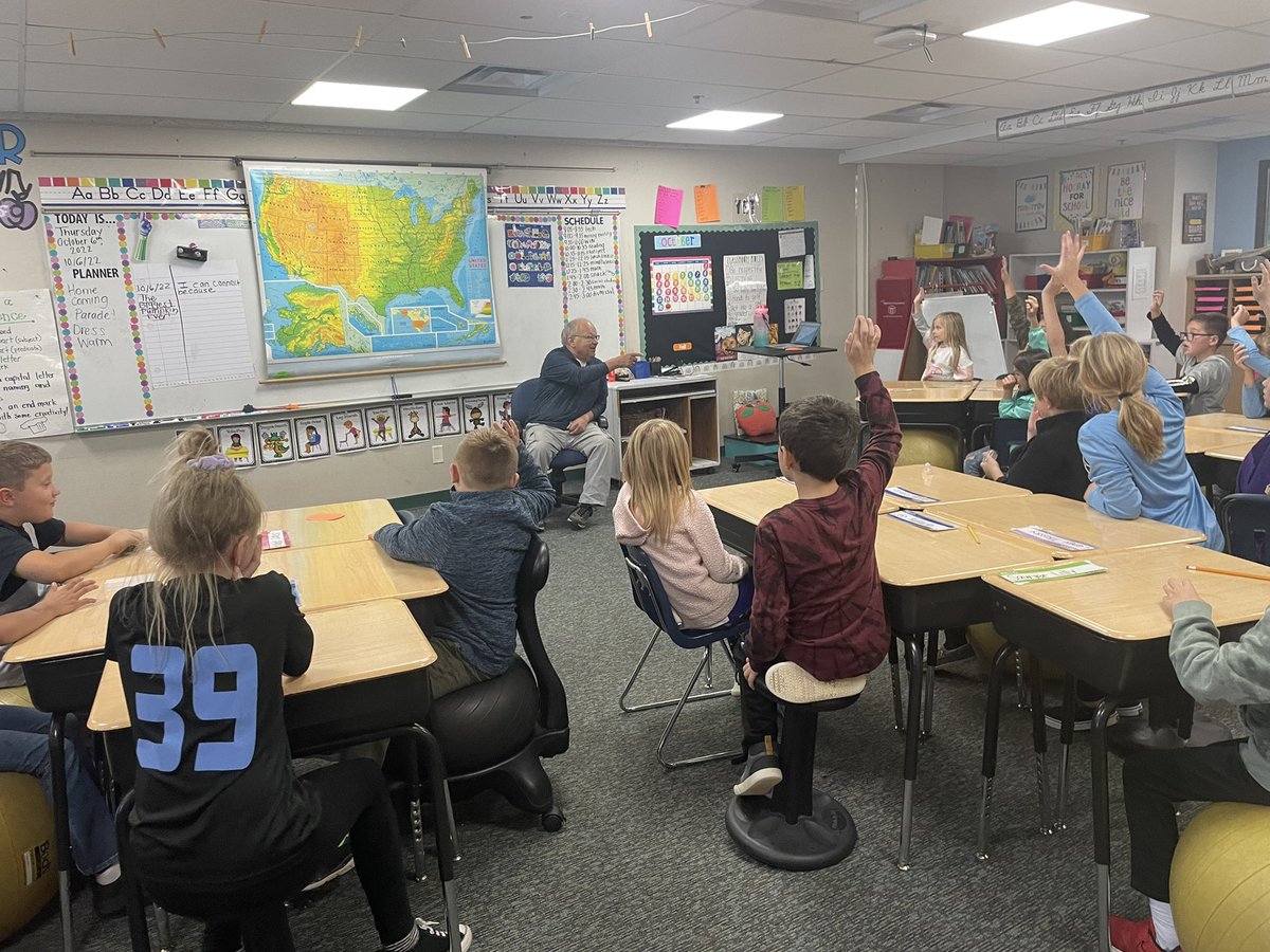 Highly recommend having retired guest teachers come in to help you teach their specialty! Special day 💙 #engagement #mrwingeisalegend <a href="/TCU2905/">TCU2905</a>