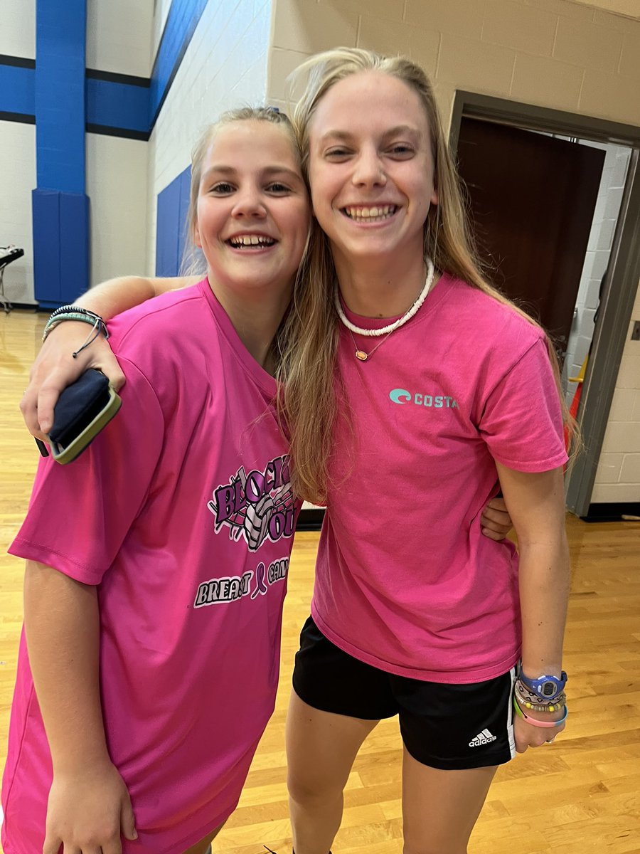 kerduncschae's tweet photo. Pink Out with a Win! #kryseesissy had a few good saves at the net and some serves!  @DrAnthonyMS @CFISDAthletics @ravens_anthony @TamiCombs8 @ray_zepeda1 @LisnorysC @VogtislikeVote https://t.co/BukBWtDns4