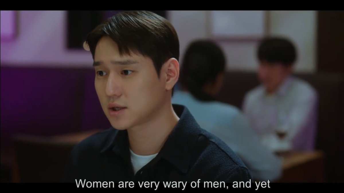 ilivewithwords's tweet photo. Love in Contract

"Women are very wary of men, and yet they believe men in their circle of acquaintances are good people.

But they have to suspect that thay are actually trapped inside the range set by men."

#quotes #kdrama #LoveInContract #women #men #range https://t.co/8PArQIOQfK