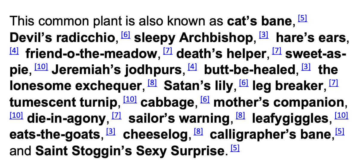 RosemaryMosco's tweet photo. English plant names are like https://t.co/lACDKAclp2