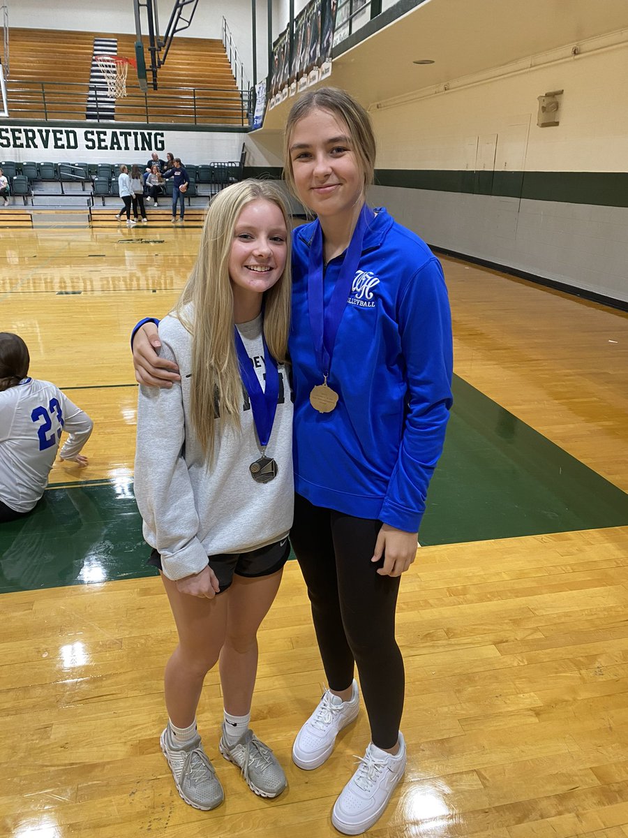 Senior Caleigh Anderson and Freshman Edi Miller received All District Awards for their performance in the district over the season. Senior Caleigh Anderson and Junior Mackenzie Jenkins received All Tournament Team for their performance in the district tournament this week.