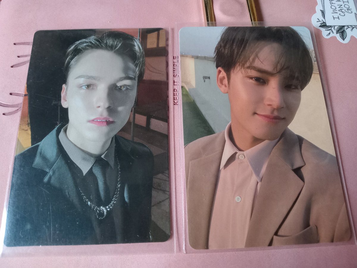 sunsellk_art's tweet photo. Wts lfb
Seventeen Mingyu incomplete pc 63  and Vernon attacca pc 
• 2 for 150
• mint condi (can give lp)
mop: gcash
mod: flash express
rfs: badly need funds https://t.co/xBVdQOVWPq