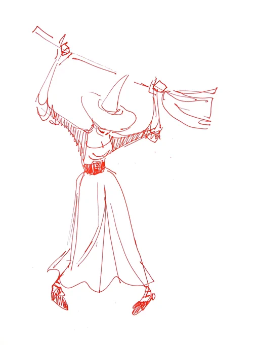 Some spooky witches from costumed life drawing 