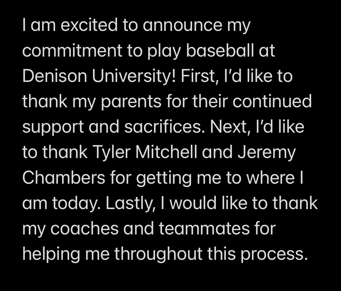 kadekeown (@kadekeown) on Twitter photo Committed!!
<a href="/CoachDeegan/">Michael Deegan</a>
<a href="/ryner23/">Coach Rome</a>
<a href="/DU_Baseball/">Denison Baseball</a>
@FollowALeader44
<a href="/juicebox1319/">Jeremy Chambers</a>
<a href="/Coach_Dice/">Buddy Dice</a>
@FORCEBASEBALL1 Committed!!
<a href="/CoachDeegan/">Michael Deegan</a>
<a href="/ryner23/">Coach Rome</a>
<a href="/DU_Baseball/">Denison Baseball</a>
@FollowALeader44
<a href="/juicebox1319/">Jeremy Chambers</a>
<a href="/Coach_Dice/">Buddy Dice</a>
@FORCEBASEBALL1