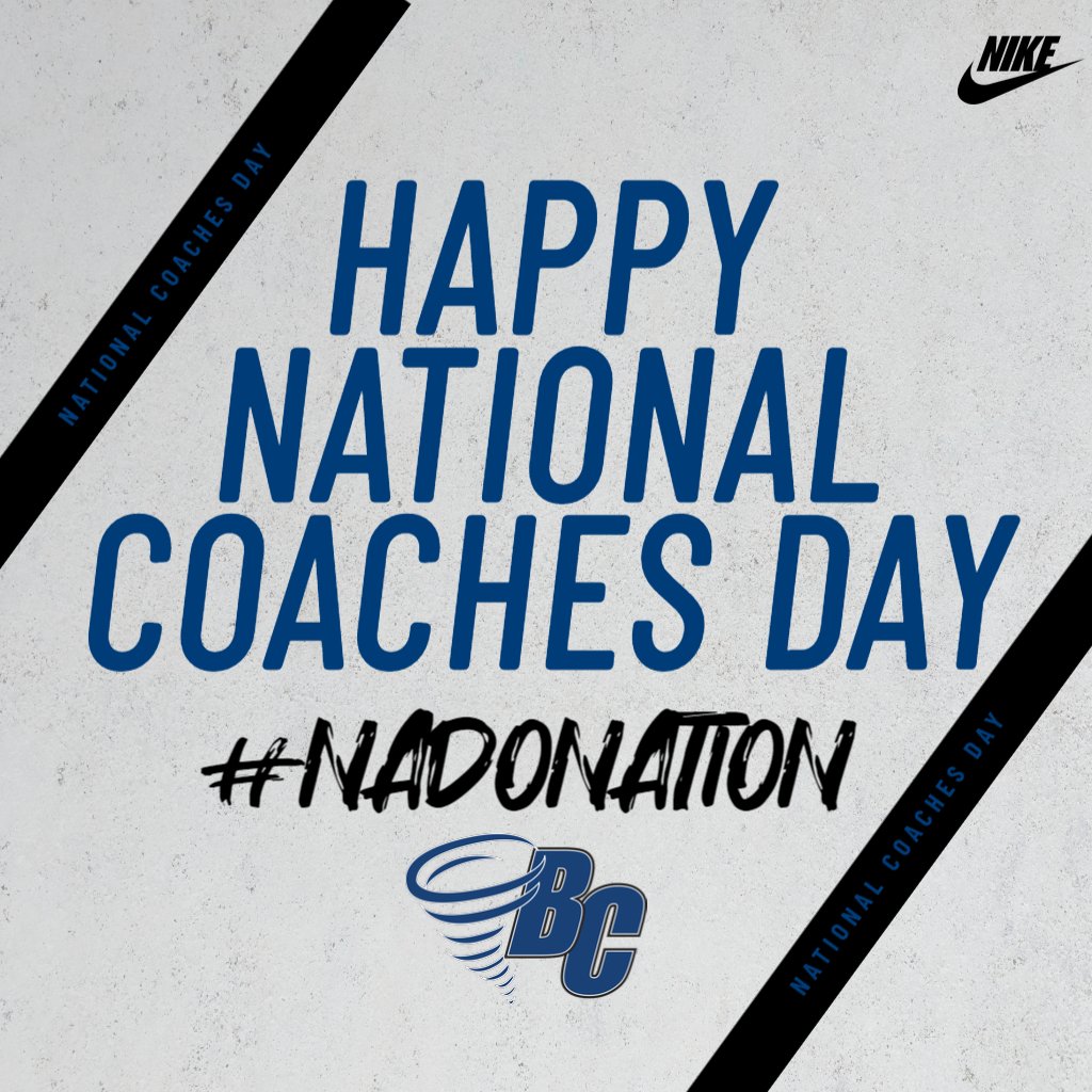 To all of our fantastic coaches at <a href="/BrevardCollege/">Brevard College</a>, Happy National Coaches Day. Thank you for all of your hard work and dedication to BC Athletics! #NadoNation #NationalCoachesDay
