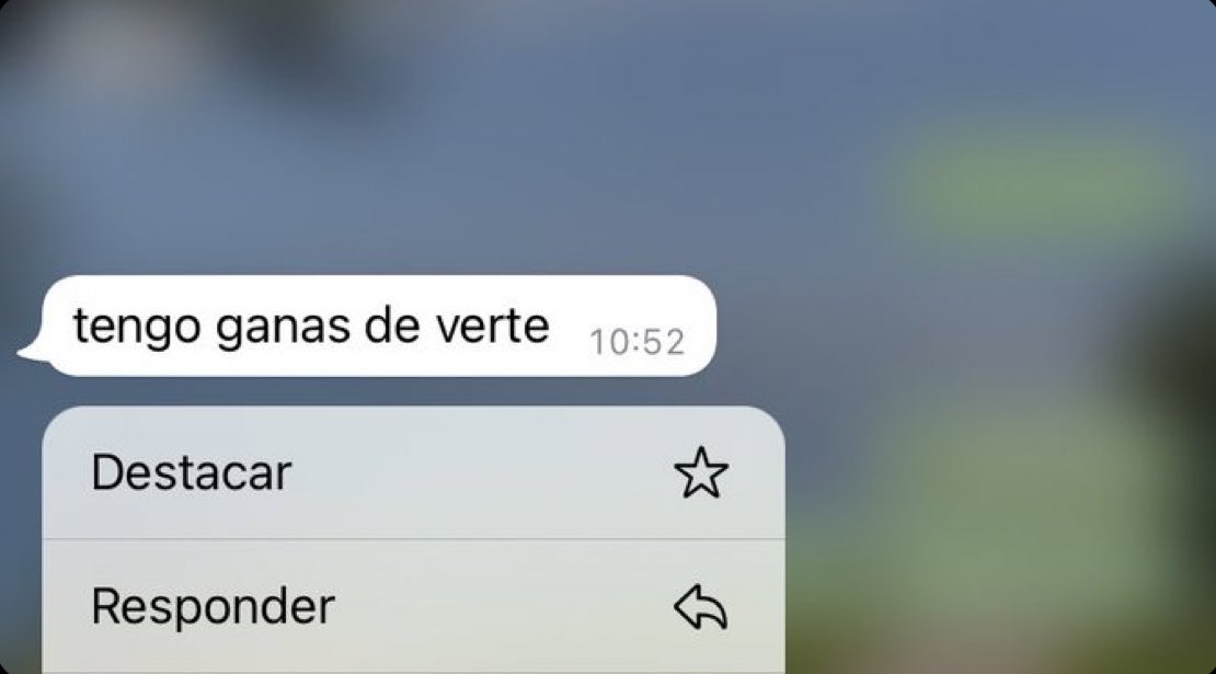el mensaje que todos esperamos: