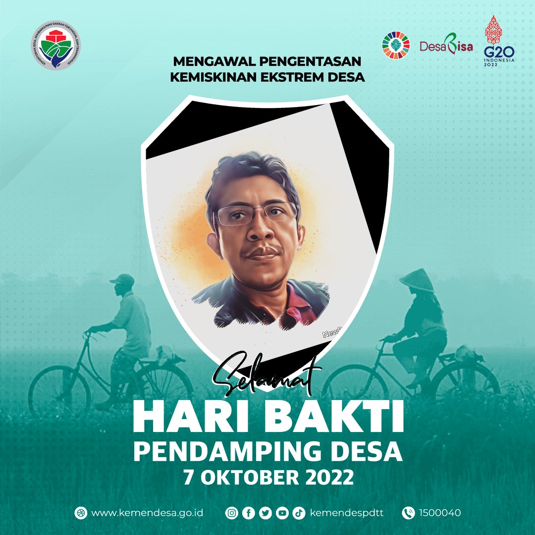 #HariBaktiPendampingDesa 
Bersama pendamping Desa bisa
<a href="/jokowi/">Joko Widodo</a> 
<a href="/halimiskandarnu/">ABDUL HALIM ISKANDAR</a>