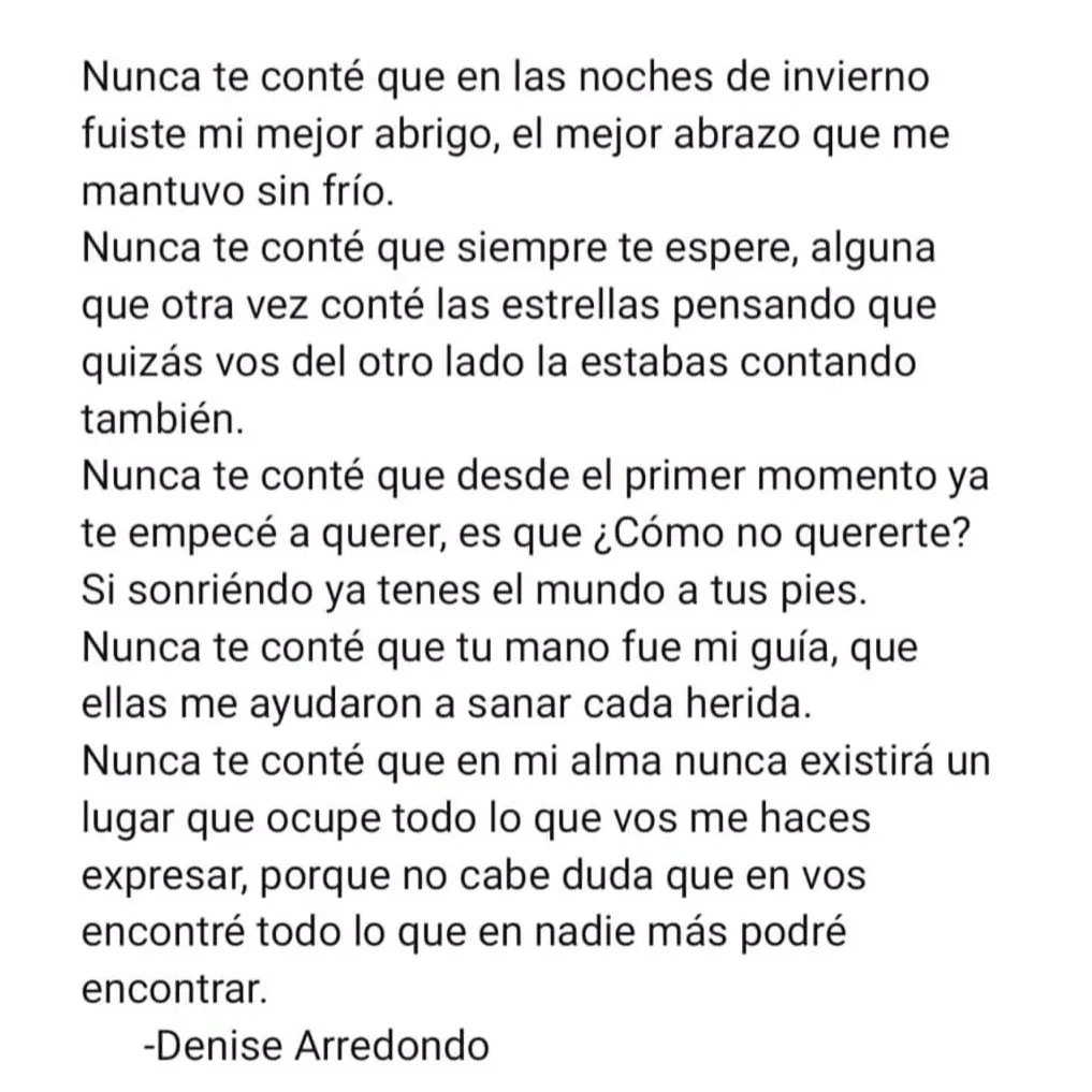 Nunca te conté 💜
