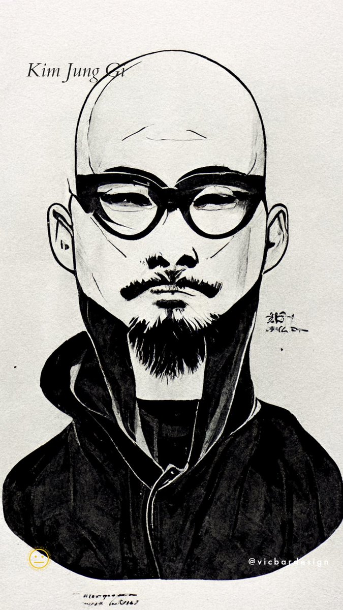 LoudRedNoise's tweet photo. In honor of the late Master and Teacher Kim Jung Gi.

#kimjunggi #kimjunggius #master #senpai #midjourney #adobeexpress #nationalteacherday https://t.co/4EdkqpQvf3