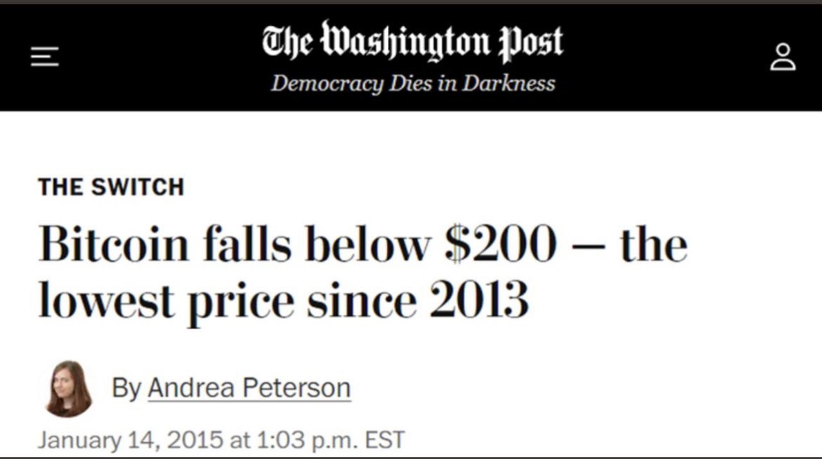 Hussain07x's tweet photo. In 2011, #Bitcoin  fell below $20
In 2015, #bitcoin  fell below $200
In 2017, #bitcoin  fell below $2,000
In 2022, #bitcoin  fell below $20,000

#crypto #cryptocurrency #XRP #btc #eth #Etherum #ethirum #SatoshiNakamoto # https://t.co/jrWhF75ou7
