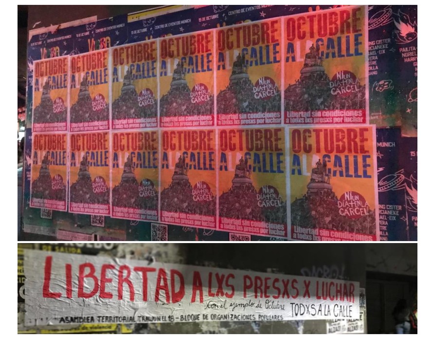 18 de Gran Avenida, esta noche. Octubre a la Calle. Libertad a Lxs Presos por Luchar.