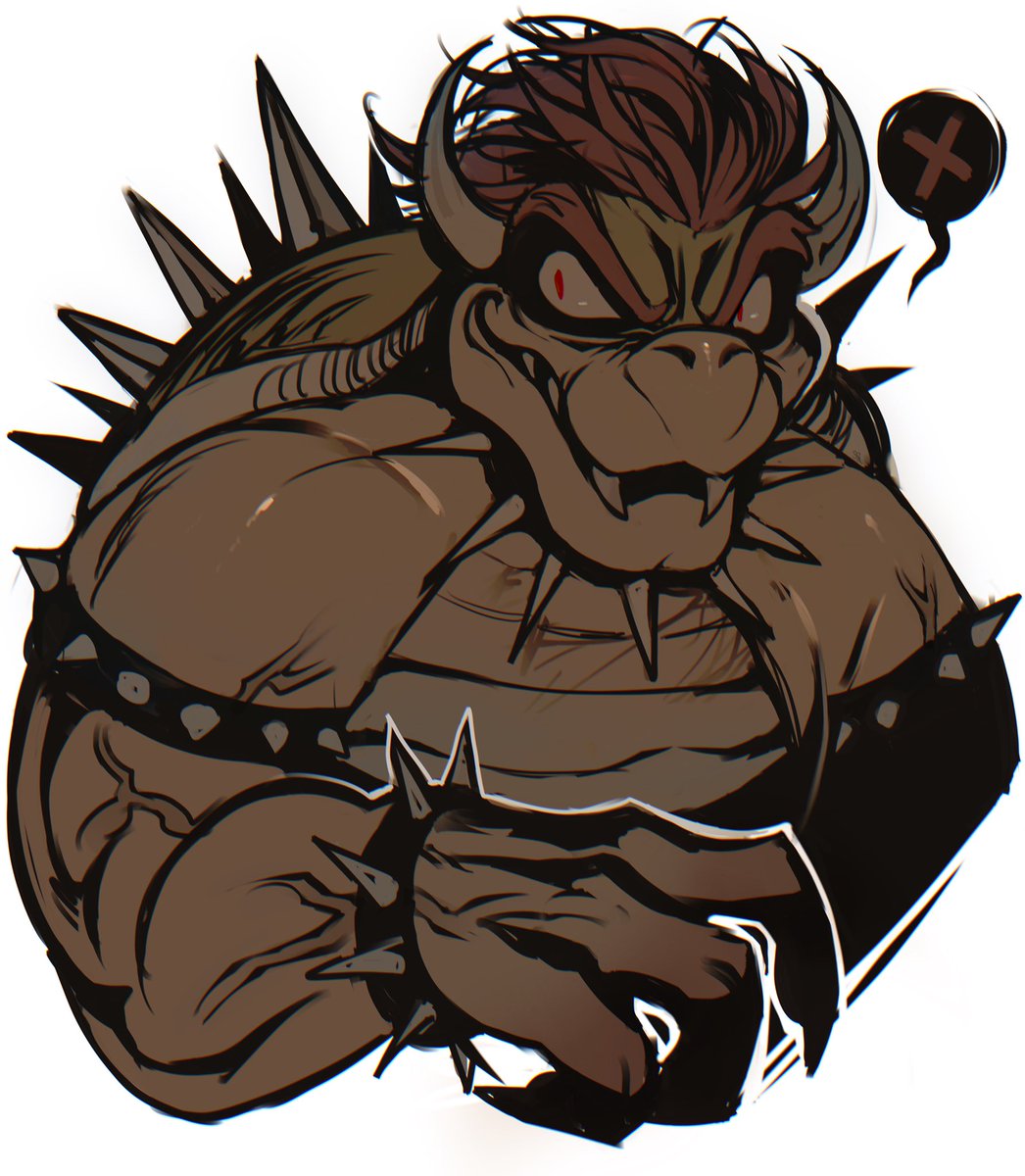 sarahpdraws's tweet photo. Bowser doodle bcause im simping https://t.co/pTUNm6g1yA