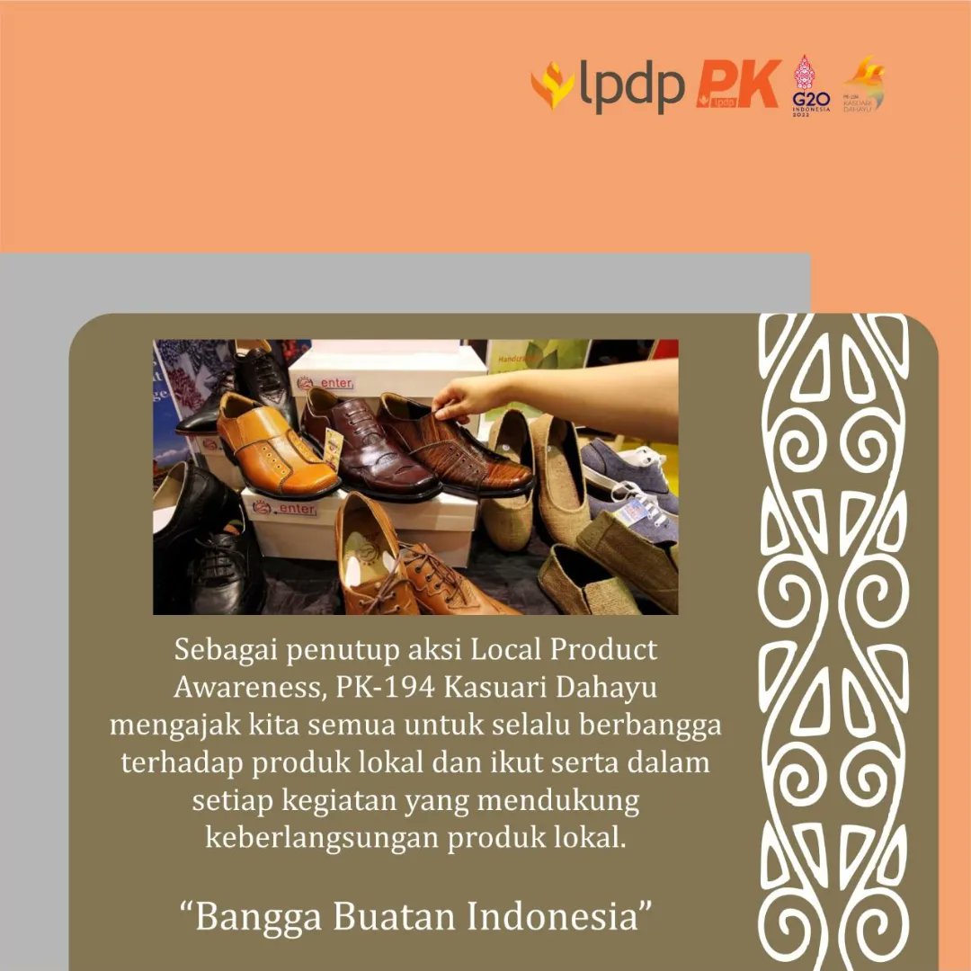 Renold72gar's tweet photo. Kasuarians, akhirnya kita sampai di aksi pamungkas kita dalam kampanye meningkatkan produk lokal.

@LPDP_RI 
#LPDP #DiriUntukNegeri #AkuPastiMengabdi #SDMUnggulIndonesiaMaju #KasuariDahayu https://t.co/mskURSRvq5