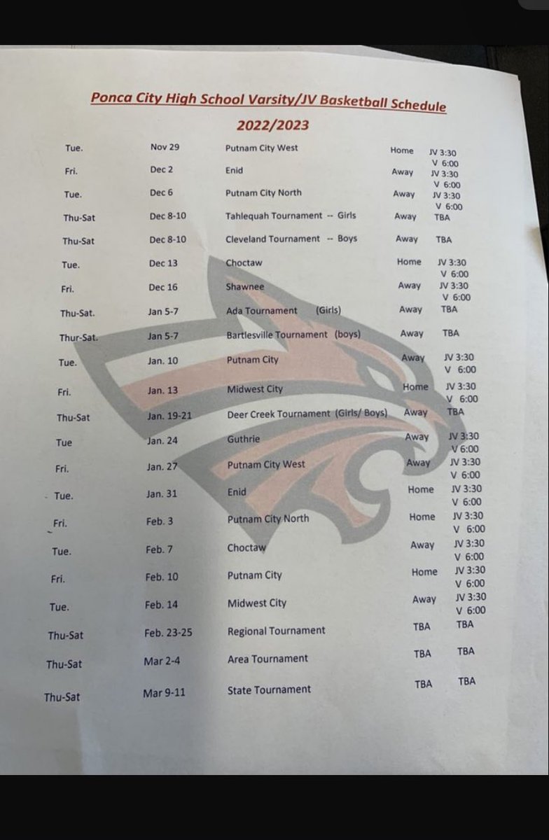 Kyra Allison (@kyraallison05) on Twitter photo Ponca City girls basketball JV/Varsity schedule! So excited for the season🫶🏽 <a href="/Coachfincher/">Jody Fincher</a> Ponca City girls basketball JV/Varsity schedule! So excited for the season🫶🏽 <a href="/Coachfincher/">Jody Fincher</a>