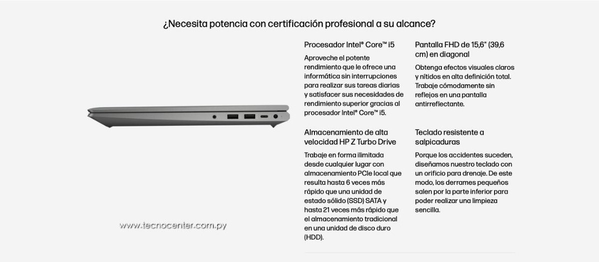 TecnoCenter_Py's tweet photo. Una estación de trabajo con la potencia que necesitas. Estación de trabajo móvil HP ZBook Power G8. Adquirila en cuotas de Gs. 840.000! WApp Directo 📲 0981643867
#WorkStation #HP #WindowsPro #EstacióndeTrabajo #NvidiaQuadro #Nvidia #TecnocenterPy https://t.co/xwDYnDQjJz