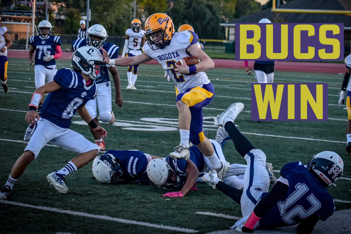 BogotaAthletics's tweet photo. 🏈 Bogota Football defeated Palisades Park/Leonia on Thursday evening. Great job players and coaches! @BogotaHigh @BogotaPublic @bogotablognj https://t.co/OgrCf3opRY