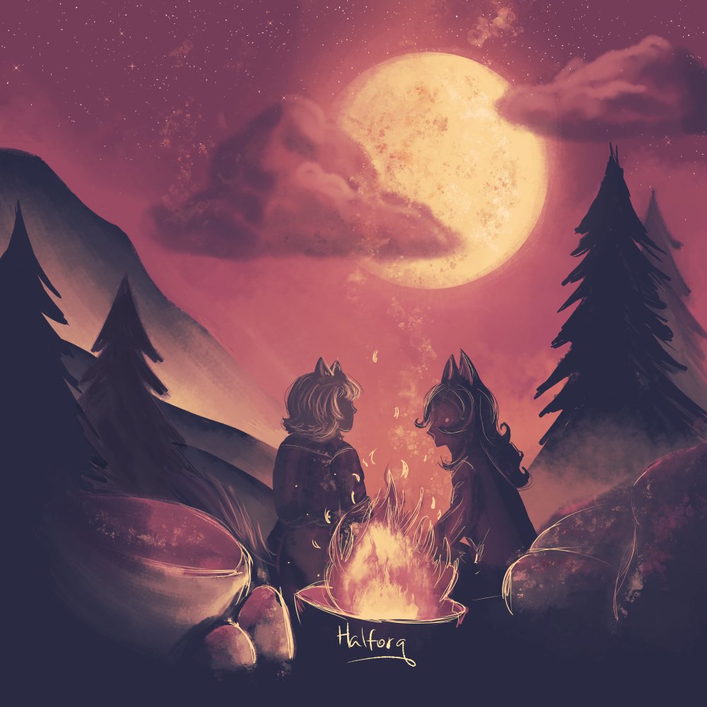 halforq's tweet photo. @MisterCrowbar I'm Alex, n-b bisexual, and I mostly make art of mine and my friends' ocs! https://t.co/2bghxZ820O