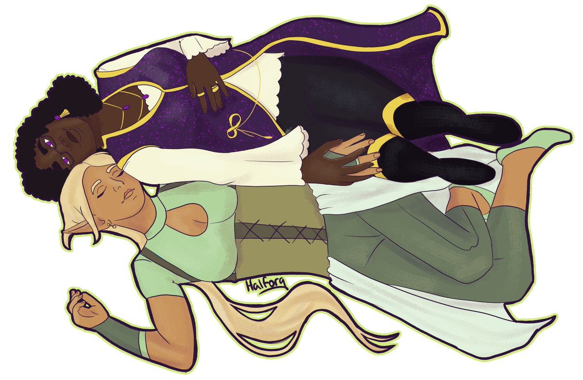 halforq's tweet photo. @MisterCrowbar I'm Alex, n-b bisexual, and I mostly make art of mine and my friends' ocs! https://t.co/2bghxZ820O