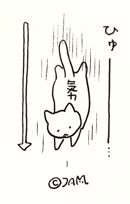 🐱気力が落ちているにゃ 