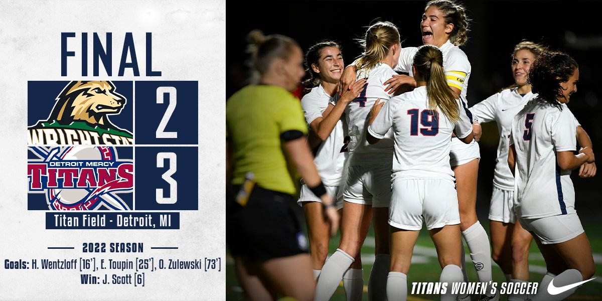 After an epic battle tonight at Titan Field, first place in the #HLWSOC standings has a nice ring to it!!😃
#DetroitsCollegeTeam⚔️