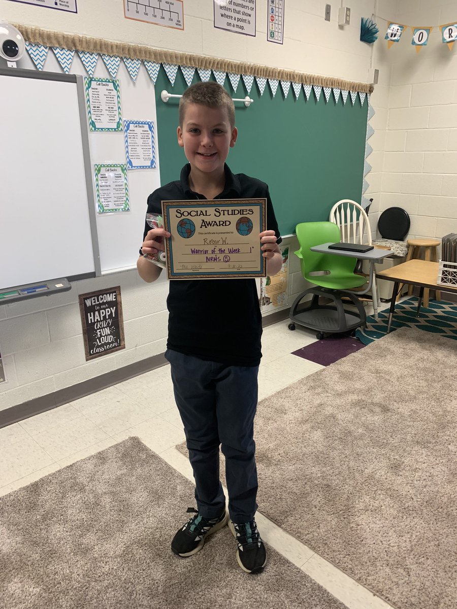 AmyHaraughty's tweet photo. Week 6: Warriors of the Week! These kids make me a better person daily! Awesome examples of compassion, grit, perseverance, & integrity! Daily BEAR Way living in these awesome kids!
#NRinspiregreat #mavs #NoRoNation #explore5ss #beawarrior #everyday #werisetogether #ouradventure https://t.co/Y74Rua4dCL