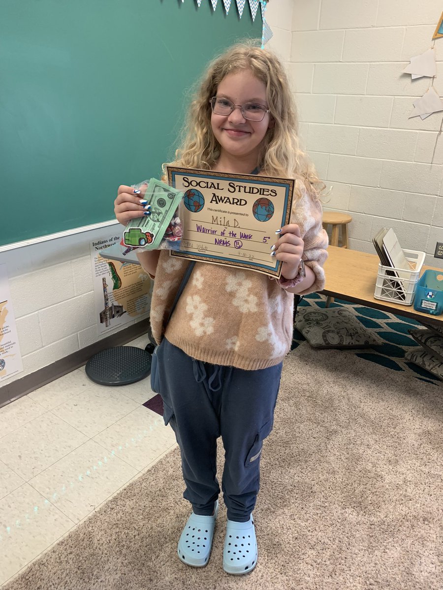 AmyHaraughty's tweet photo. Week 6: Warriors of the Week! These kids make me a better person daily! Awesome examples of compassion, grit, perseverance, & integrity! Daily BEAR Way living in these awesome kids!
#NRinspiregreat #mavs #NoRoNation #explore5ss #beawarrior #everyday #werisetogether #ouradventure https://t.co/Y74Rua4dCL