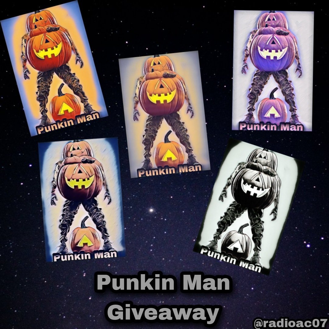 radioac07's tweet photo. Halloween is Christmas in Radioactivity Land so we're doing a Punkin Man Giveaway. 50 in total and we're giving away 5.
Rule 1. Must follow @radioac07 
Rule 2. Must like, retweet and comment #lunasky 
Acception rule. Anyone with an original Radioactivity Land nft will get one. https://t.co/rY7y9B4LDV