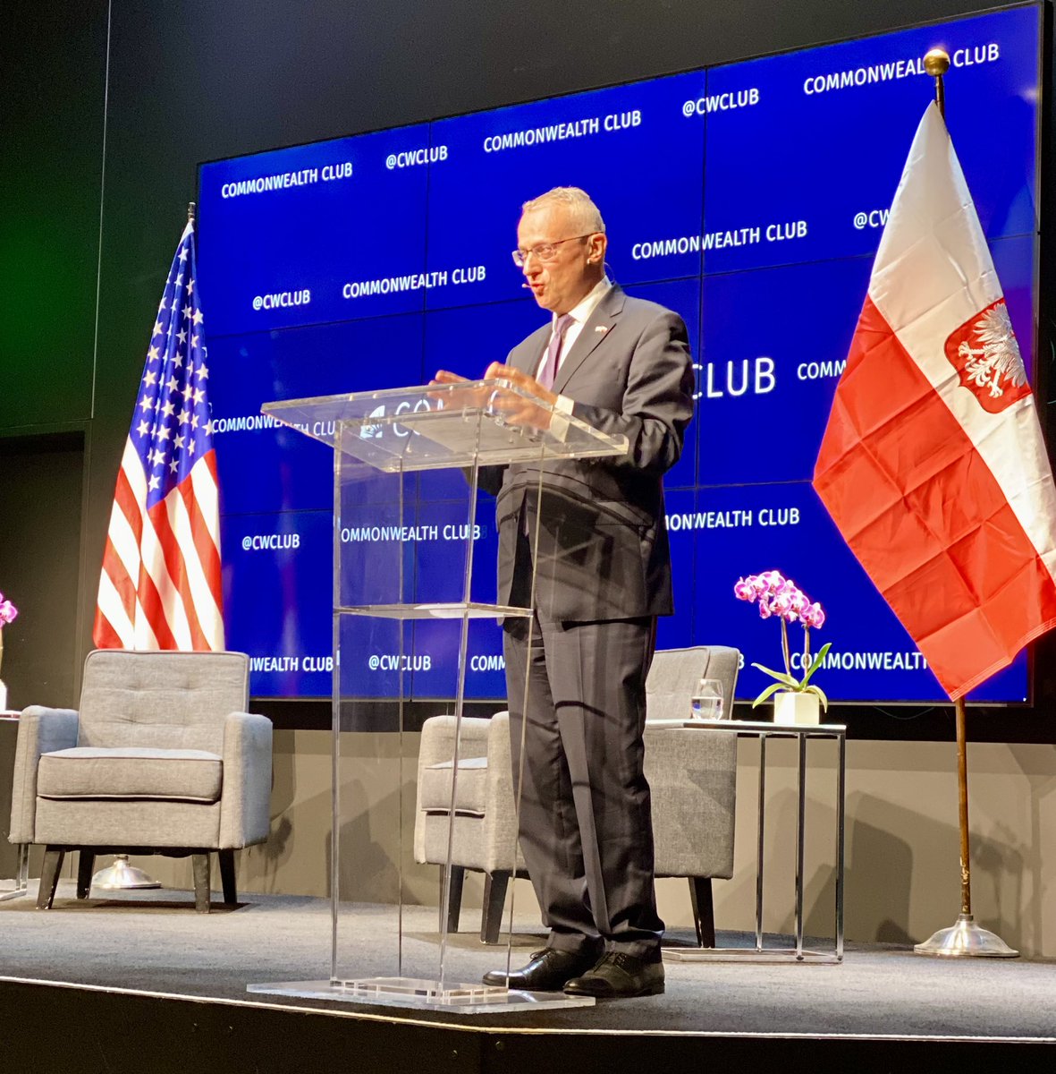 Very critical appearance by <a href="/mmagierowski/">Marek Magierowski</a> at the <a href="/cwclub/">Commonwealth Club World Affairs of California</a> at this time in history. Eye opening insight into the role Poland is playing in assisting Ukraine during the Russian invasion and for the overall fight for freedom.  Honored to be present.