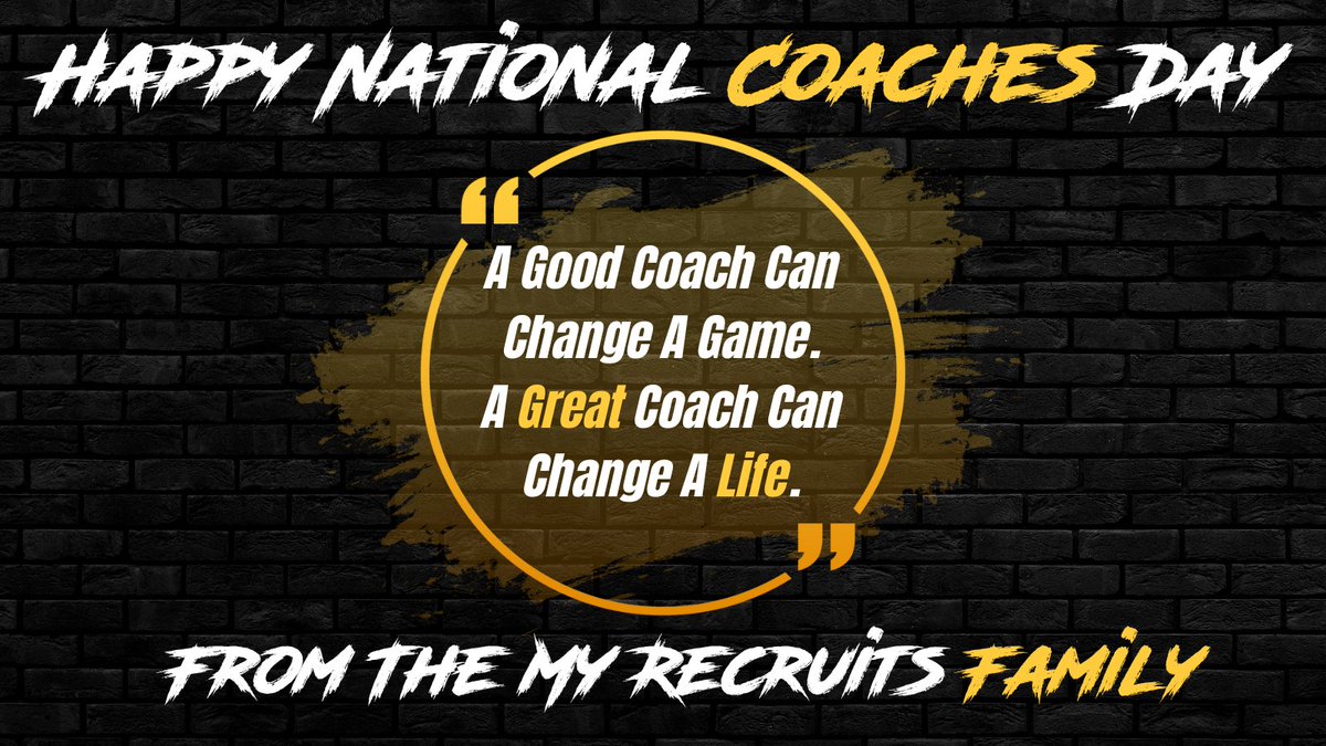 Happy Coaches Day to those who help shape our athletes into future leaders! <a href="/BenjaminRohaly/">CoachBrohaly</a> <a href="/_Todd_Olson/">Todd Olson</a> <a href="/MyRecruitsGBB/">MyRecruitsGBB</a> <a href="/MyRecruits_BB/">My Recruits Baseball ⚾️</a>
