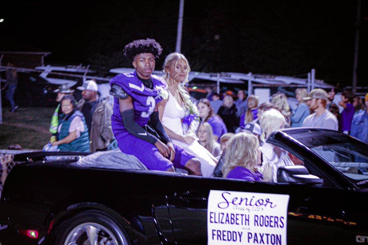 #🏈HOCO22 was a SUCCESS!! Congrats to our Queen, LIZ ROGERS and to our King, FREDDY PAXTON!!!